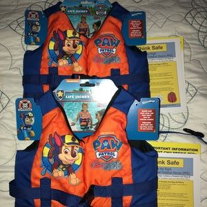 Paw patrol toddler life vest. Brand new. Up to 45 lbs. one left